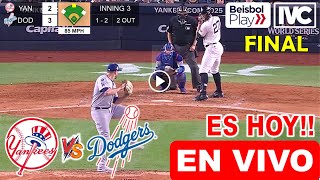 Yankees vs Dodgers en vivo donde ver a que hora juega Juego 5 Serie Mundial 2024 La FINAL MLB hoy [upl. by Allehcim]