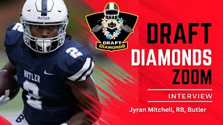 Jyran Mitchell RB Butler  2024 NFL Draft Prospect Zoom Interview [upl. by Acinnad684]