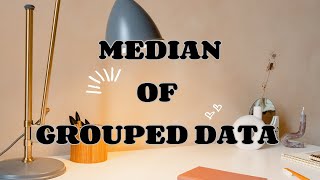 Median of Grouped Data Using Cumulative Frequency Table Cumulative frequency [upl. by Rihat]