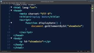 How to Display Date and Time on Web Page using JavaScript JavaScript Tutorial [upl. by Legin]