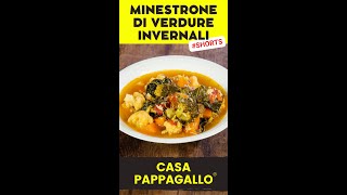 Minestrone di verdure invernali shorts [upl. by Metzgar]