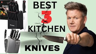 Best 3 Knife Sets to BuyAstercook knife set 1 [upl. by Boycey]