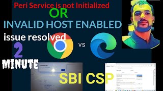 SBI KIOSK PERI SERVICE OR Local host enable setting ISSUE RESOLVED IN MICROSOFT EDGE OR CHROME BROWS [upl. by Brabazon796]