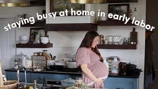 Laboring at Home Vlog  Long labor with fifth baby [upl. by Ylime954]