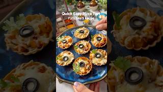 Quick Easy Pizza Tart  Tea Time Snack Recipe shorts ytshots viralreels trending lunchbox [upl. by Moclam]