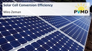 Solar cell conversion efficiency [upl. by Osrock977]