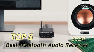 TOP 5 Best Bluetooth Audio Receiver 2024 [upl. by Hwang]