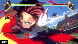 10 Advanced Hinokami Tanjiro Combos For High Level Matches  Demon Slayer Hinokami Chronicles [upl. by Dulsea]