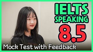 IELTS Speaking Band 85 Mock Test with Feedback [upl. by Pimbley138]