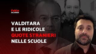 Valditara Salvini e le quote stranieri nelle classi [upl. by Gran]