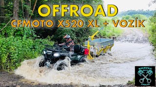 CFMOTO X520 XL  VOZÍK IRON BALTIC OFFROAD Štvorkolkycfmoto cf atv slovensko 4x4 4x4offroad [upl. by Zonnya]