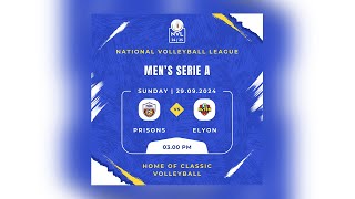 PRISONS VS ELYON  MENS SERIE A  NVL 20242025 [upl. by Aizirtap15]