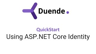 Quickstart Using ASPNET Core Identity [upl. by Hauck]