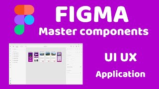 Figma master components [upl. by Alohcin]