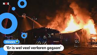 Brand in Beekse Bergen dieren niet in gevaar [upl. by Naux]