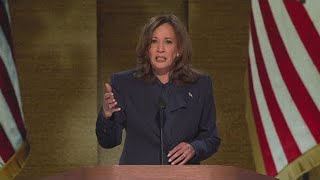 Kamala Harris slams Donald Trump during DNC acceptance speech [upl. by Adnyl]