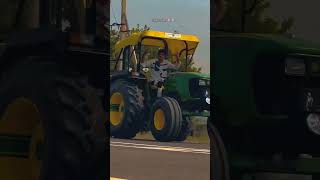 Jonhdeere 🔥🚀 unlimited power 💪🚜 automobile farmer modified tractor farming punjabi tochan yt [upl. by Barbra]