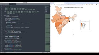 Learn How to Create an Interactive Map of India Using HTML5JavaScript and SVG [upl. by Etnaed]