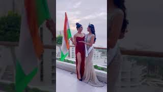 Harnaaz Sandhu  Miss Universe 2021 Conversation with Urvashi Rautela [upl. by Morrill509]