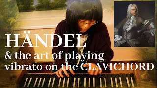 G F Händel Suite No 2 in F Major HWV 427 on Clavichord III Adagio 34 [upl. by Grider]