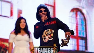 Headies 2018  Wizkid wins [upl. by Solotsopa]