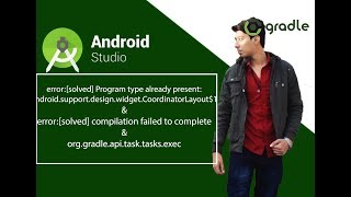 Program type already present androidsupportdesignwidgetCoordinatorLayout1 [upl. by Olyhs]