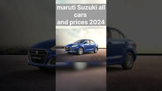 quotMaruti Suzuki Cars in India 2024 Complete Price List [upl. by Cavill757]