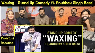 Reaction on Waxing  Stand Up Comedy ft Anubhav Singh Bassi [upl. by Adiaj]