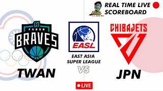 LIVE🔴Fubon Braves Vs Chiba Jets EASL East Asia Super League  EASL Live Today 10182023 [upl. by Rialc]