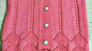 Handmade Cardigan with Heavy Jali BorderExpert level KnittingMust watch knitting projectDesign394 [upl. by Aizti29]