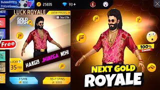 NEXT GOLD ROYALE FREE FIRE  100 CONFIRM🤫💯 UPCOMING GOLD ROYALE FREE FIRE  NEXT GOLD ROYALE [upl. by Nepean856]