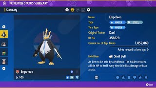 Empoleon  Solo  7 Star Infernape Raid  Pokemon ScarletViolet [upl. by Allis]