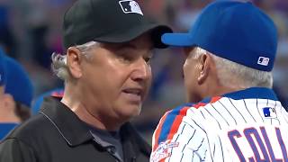 Conversation between Mets Manager Terry Collins and Umpire Tom Hallion [upl. by Acinhoj]