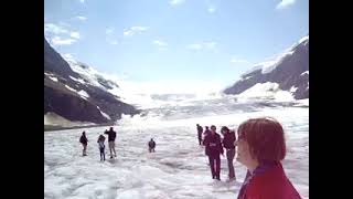 Athabasca Glacier in Jasper National Park [upl. by Nottirb]