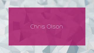 Chris Olson  appearance [upl. by Jacinto94]