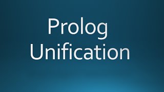 prolog unification [upl. by Liris54]