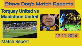 Torquay United vs Maidstone United [upl. by Niall]