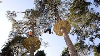 Grenzen überschreiten  ein Tag im Klettergarten am Brombachsee [upl. by Cummine]