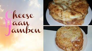 Recette Naan fromage jambon RAPIDE ET FACILE [upl. by Mather]