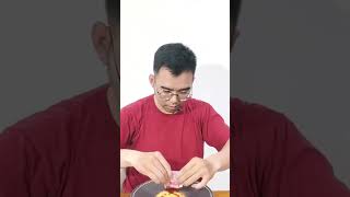 Aroma Mie Ervin Spicy Salted Egg Mirip Keripiknya mukbang irvins saltedegg mieviral [upl. by Corvese]