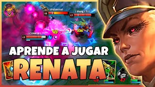 💥APRENDE a JUGAR RENATA en la S12🚀 PARTIDA DIDÁCTICA RENATA SUPP  GUÍA  ADCeus [upl. by Aonehc]