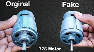 Orginal 775 Motor VS Fake 775 Motor [upl. by Noxid]