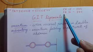 GIT ligaments  Easy explanation for USMLE Step 1 [upl. by Danyette]