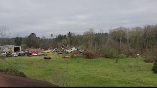 North Alabama churches help Tishomingo tornado victims [upl. by Gussi128]