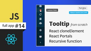 Build a React tooltip from scratch [upl. by Terrab291]