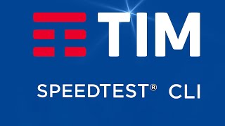 SpeedTest CLI Terminale FTTH TIM Executive Fibra Fibercop [upl. by Ahsied]