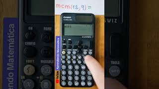 Cómo calcular el mcm con la CALCULADORA fx991 LA CW 🤔 [upl. by Nnyliram]