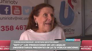 LAS PRODUCCIONES DE LOS CANALES UNIVERSITARIOS PRESENTES EN LA TV PÚBLICA NACIONAL  DUCATENZEILER [upl. by Bruckner]