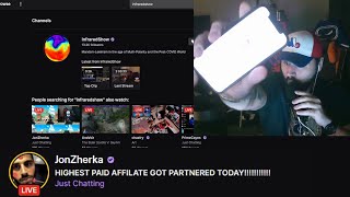 Jon Zherka Gets Twitch Partnership [upl. by Cull930]