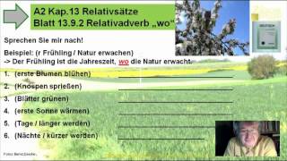 Deutsch Gram z Nachsprechen A2 Kap13 Relativsätze Bl1392 [upl. by Ardis745]